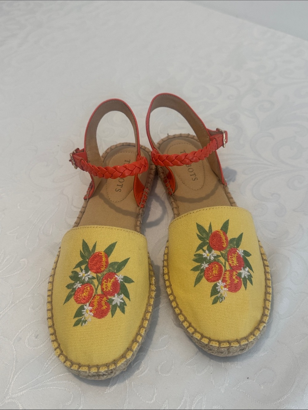 NWOT Talbots ‘Izzy’ Espadrille Mule. Ladies 7.5
